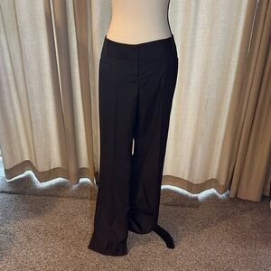 The Limited Elegant Deep Brown Wide Leg Trousers